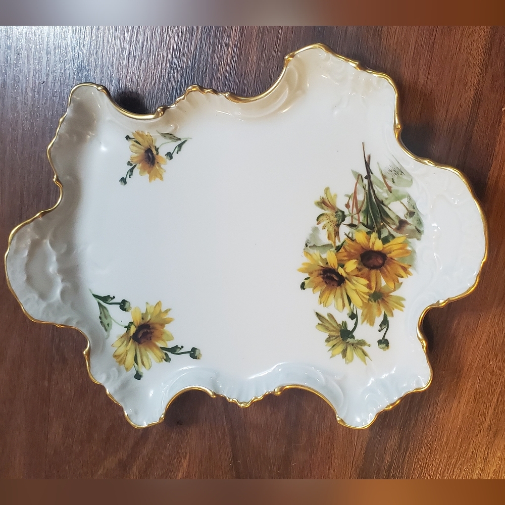 Vintage Limoges trinket tray